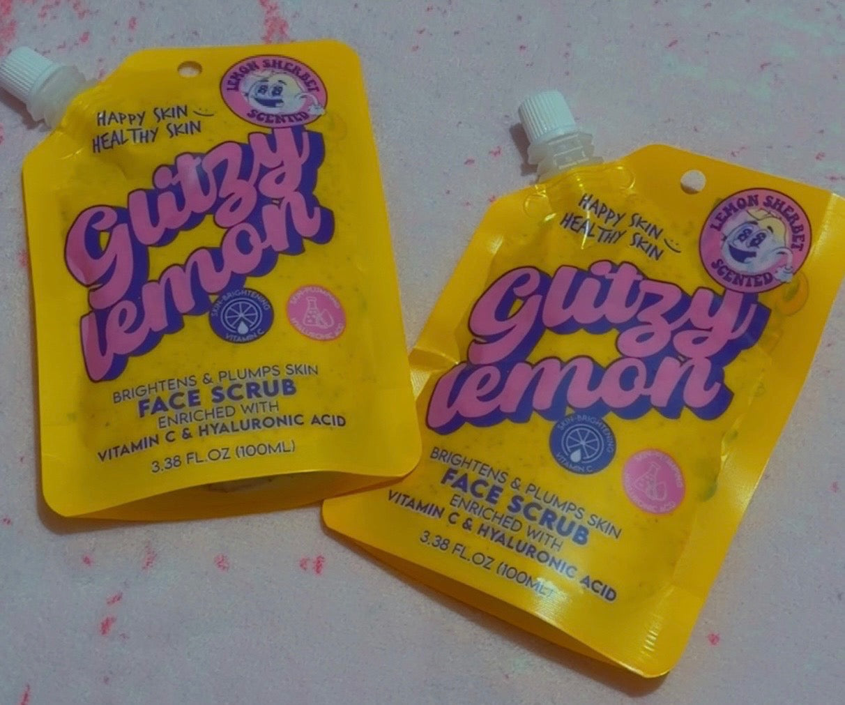 GLITZY LEMON FACE SCRUB