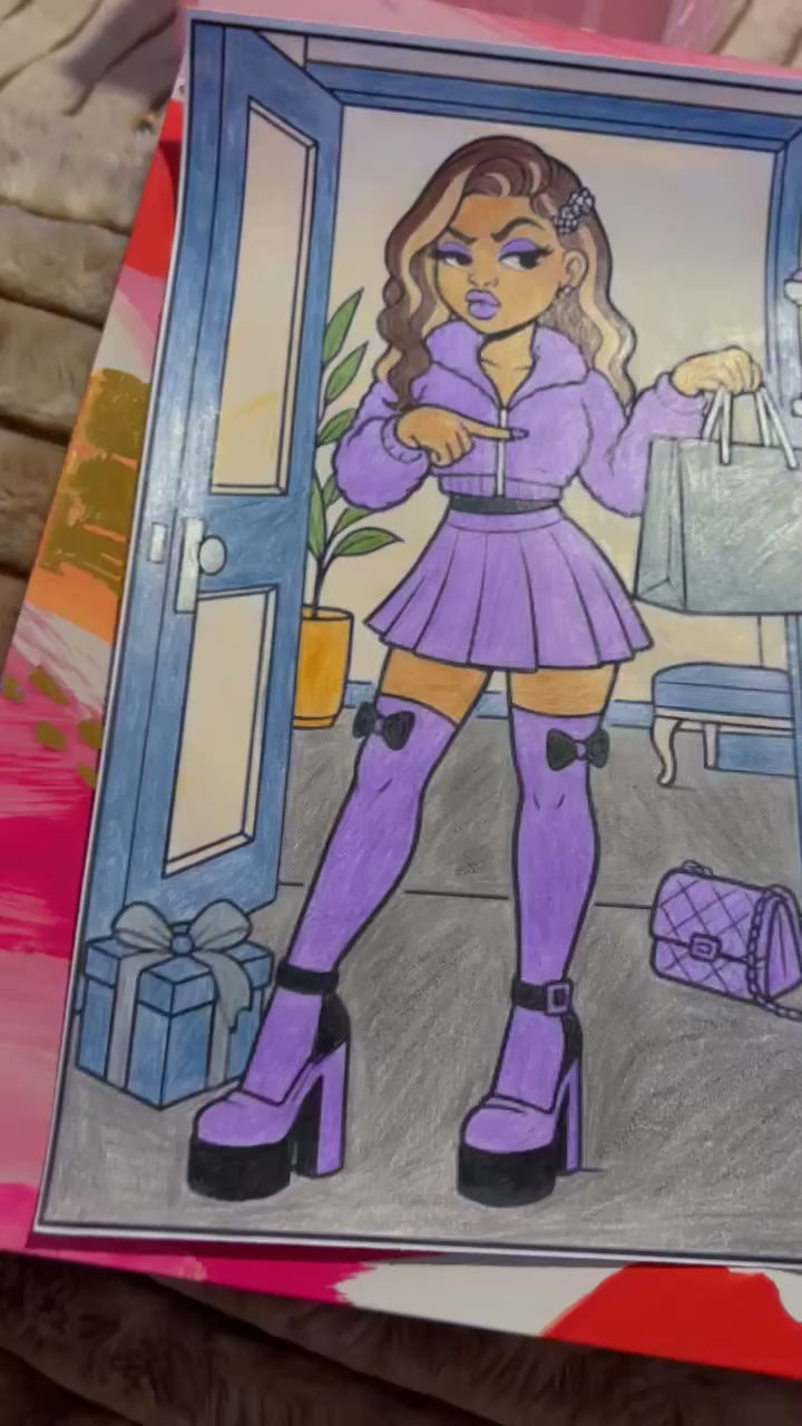 COLORING ON THE AVE🎀